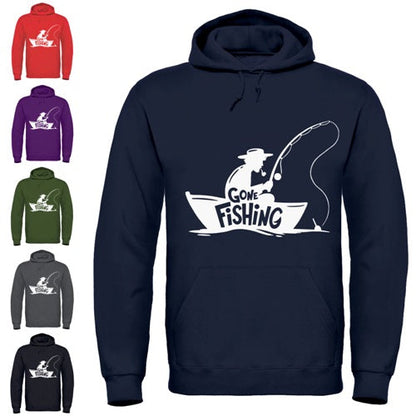 Gone Fishing Hoodie - 6 Colour Options