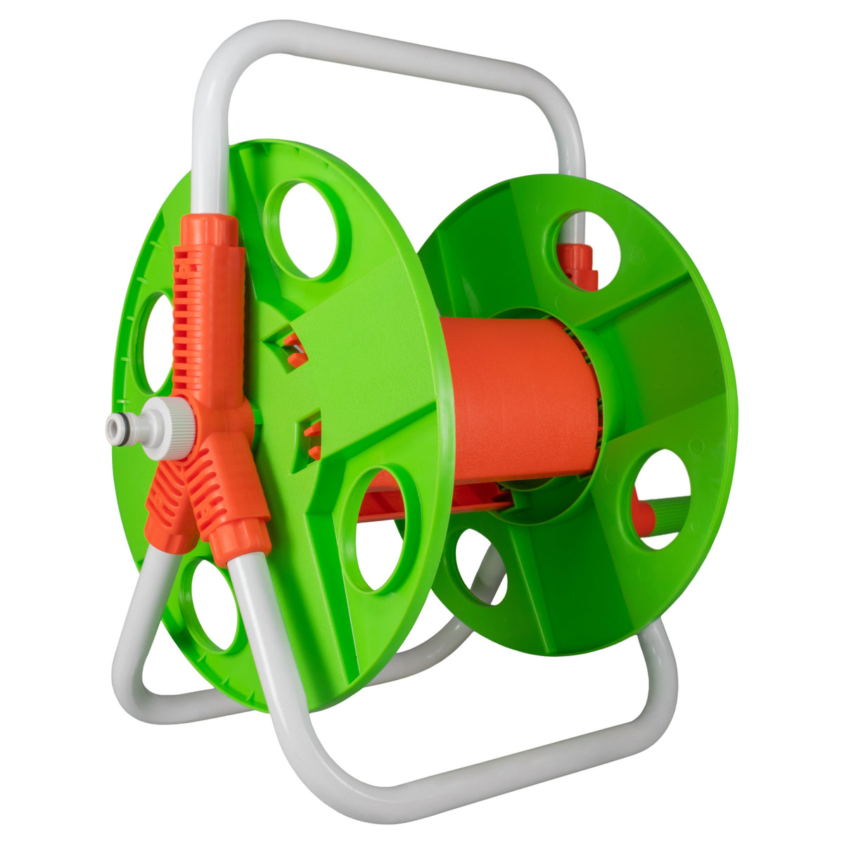 Green Garden Hose Reel with 20m Capacity
