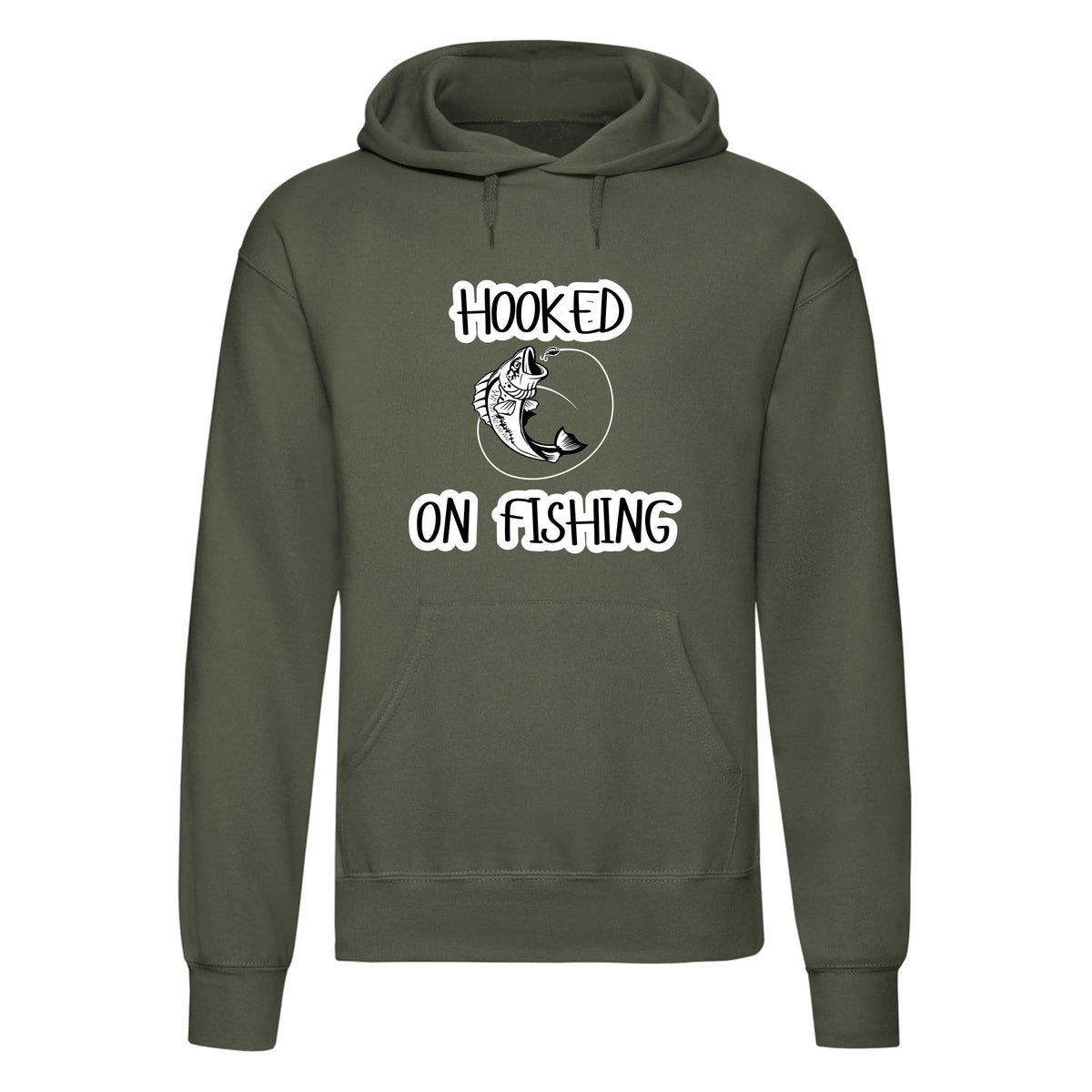 Unisex Fishing Printed Hoodie - 5 colour options