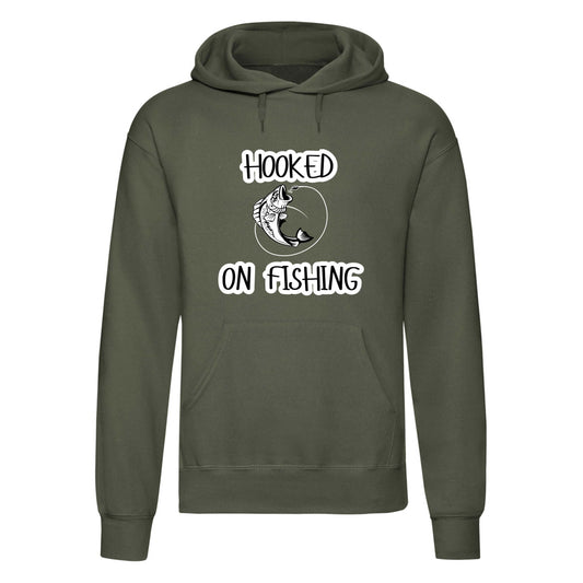 Unisex Fishing Printed Hoodie - 5 colour options