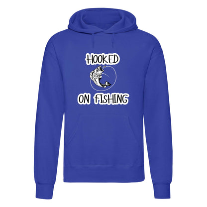 Unisex Fishing Printed Hoodie - 5 colour options