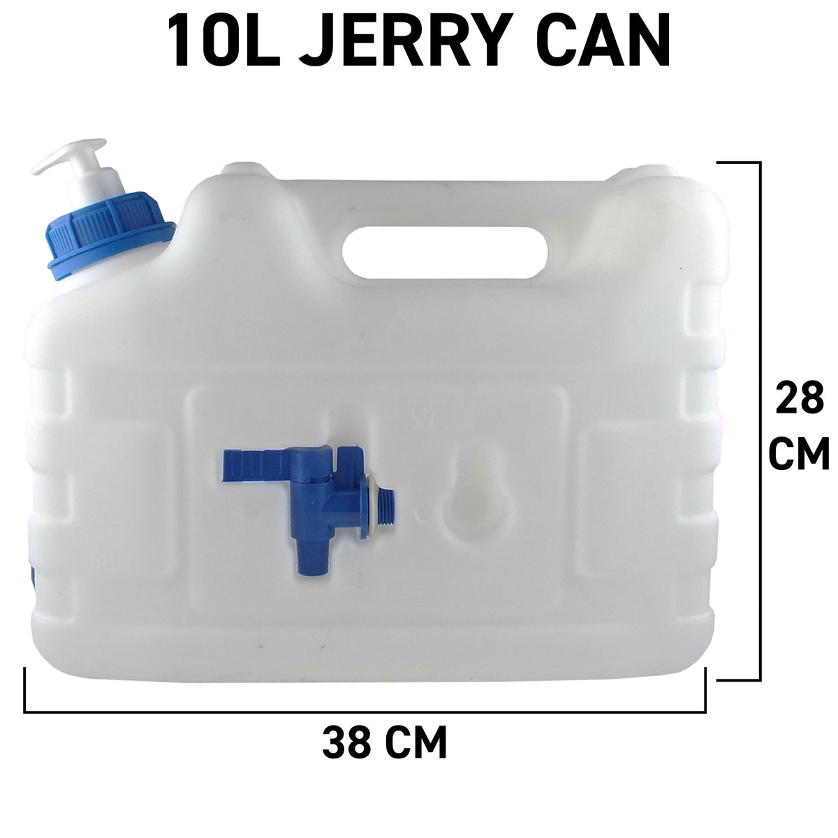 10L Portable Water Container With Tap
