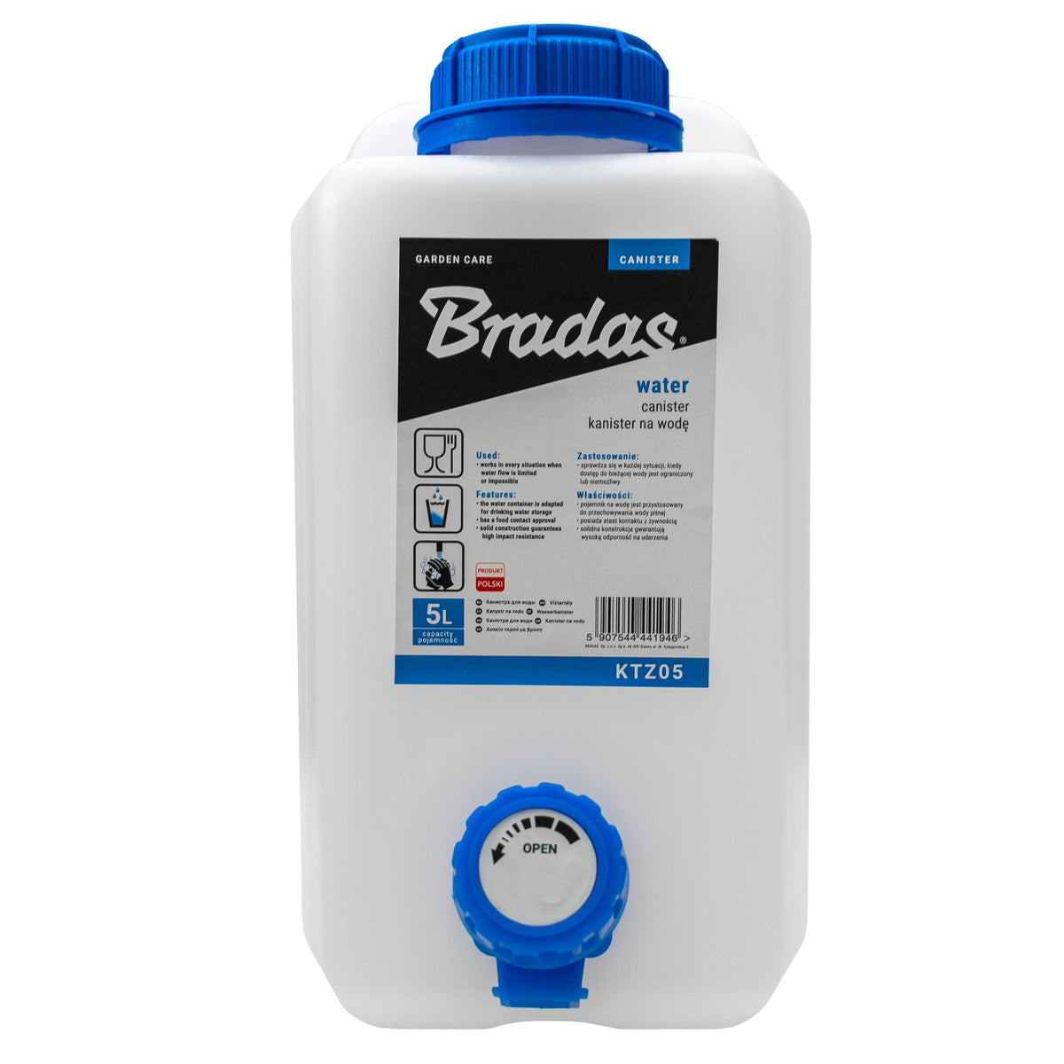 5L Portable water container with Tap