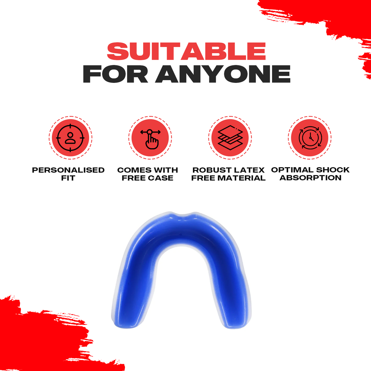 Junior Mouth guard Gum shield - White