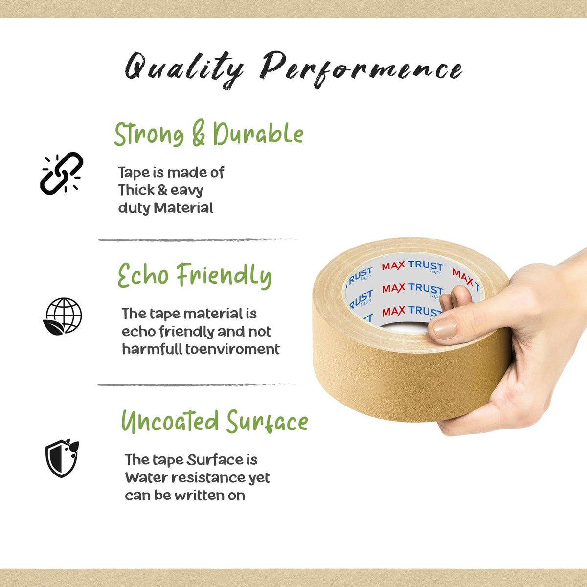 Self-Adhesive Kraft Paper Tape
