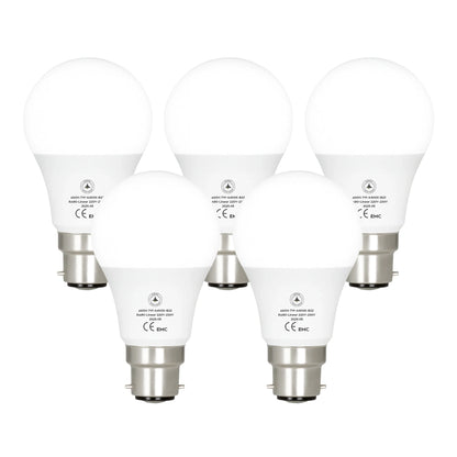 9W LED A60 Bulb B22 Bayonet Cap