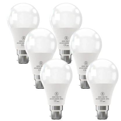 9W LED A60 Bulb B22 Bayonet Cap