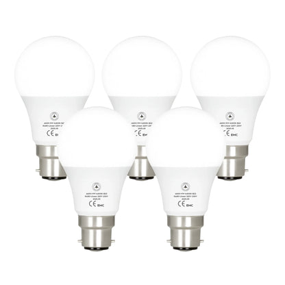 9W LED A60 Bulb B22 Bayonet Cap
