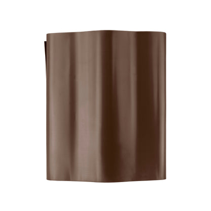 Brown Crinkled Flexible Lawn Edging -  15cm Height