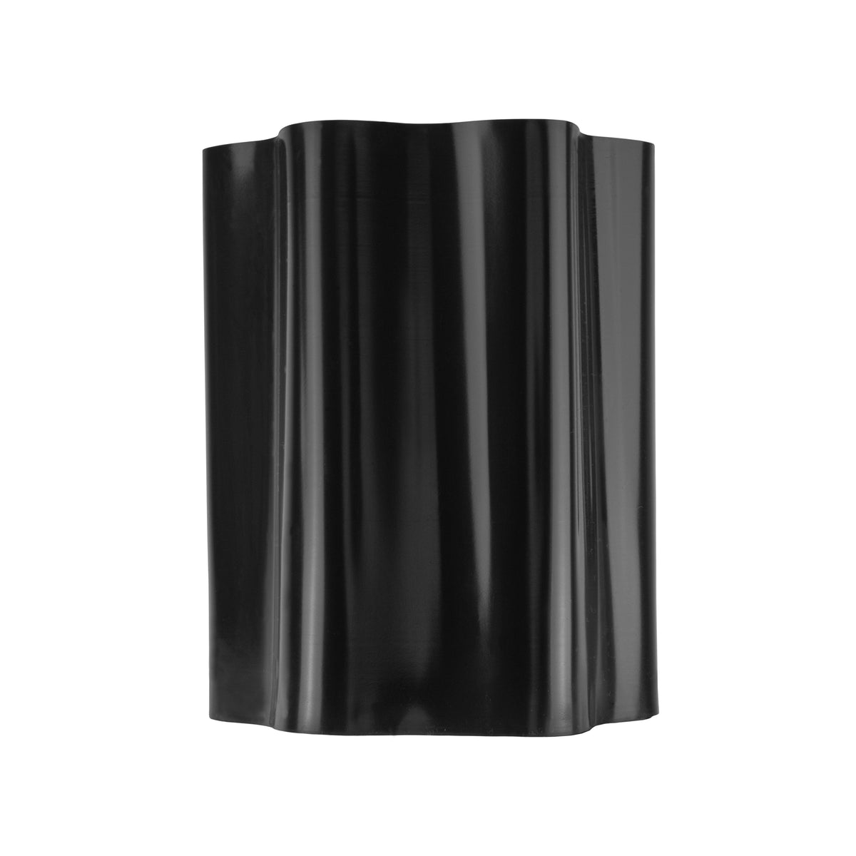 Crinkled Flexible Lawn Edging Black - 15cm Height