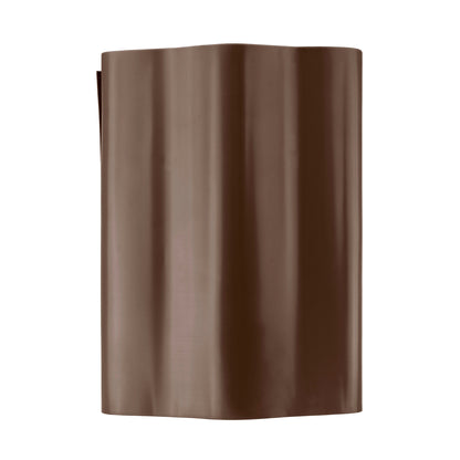 Brown Crinkled Flexible Lawn Edging -  20cm Height