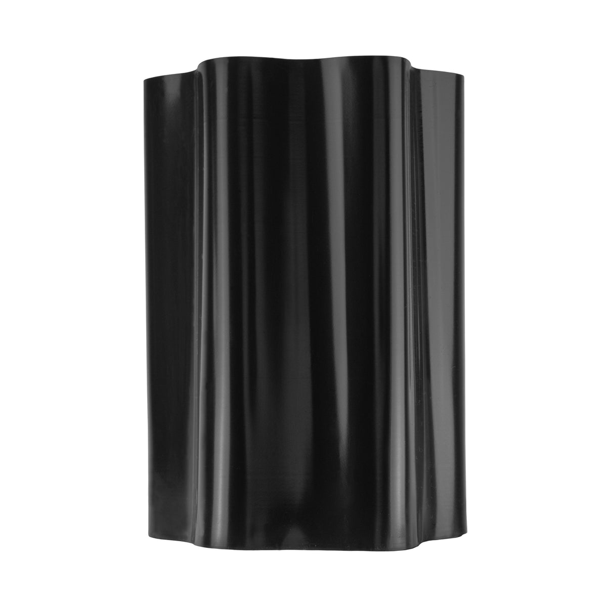 Black Crinkled Flexible Lawn Edging - 20cm Height