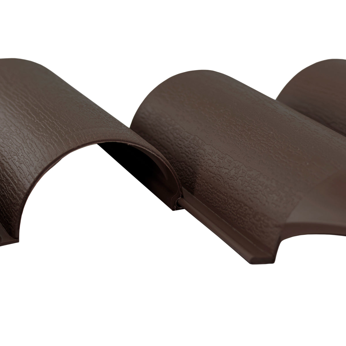 Palisade Lawn Edging Brown Wood Effect -  2.5m