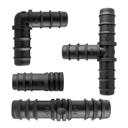 1/2" Irrigation Pipe Mixed Connectors - Pack of 20