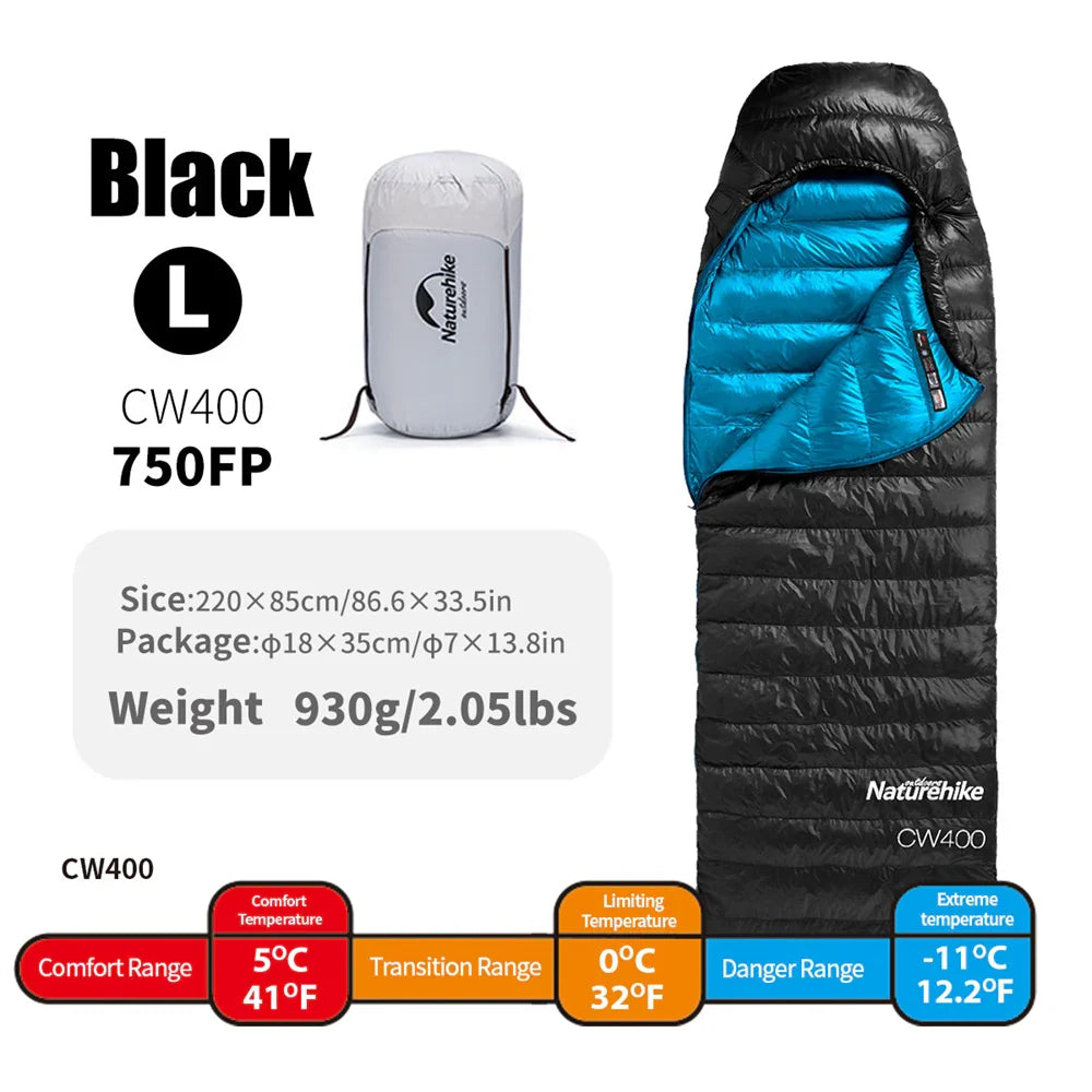 Naturehike Duck Down Sleeping Bag 650g - M / L