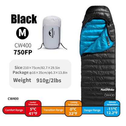 Naturehike Duck Down Sleeping Bag 650g - M / L