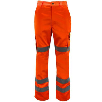 Hi Vis Polycotton Cargo Trousers - HV516