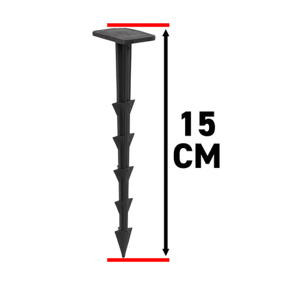 100 Plastic Ground Pegs for Membranes / Tarps