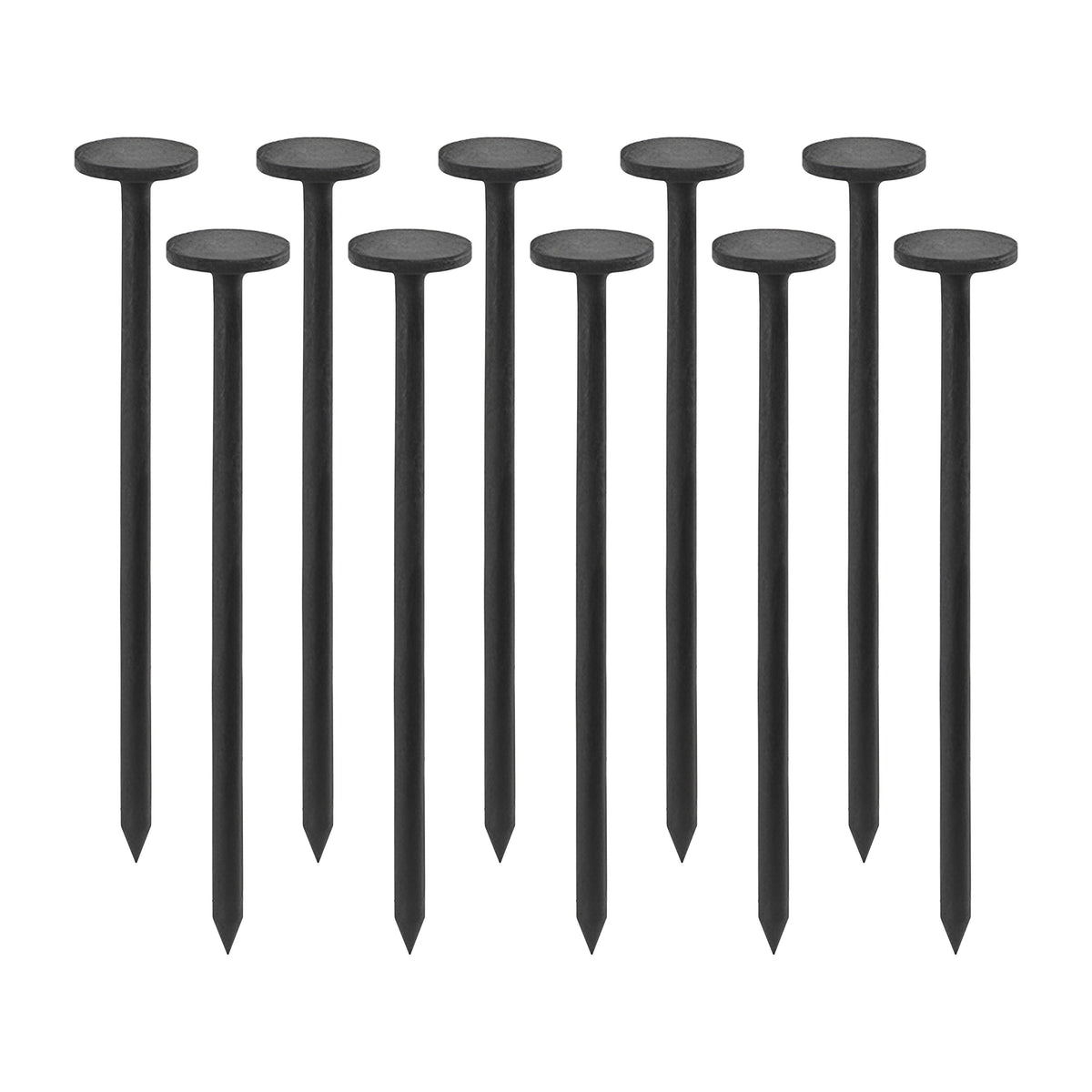 5" Plastic Pin Pegs for Weed Control Fabric - Pack of 100