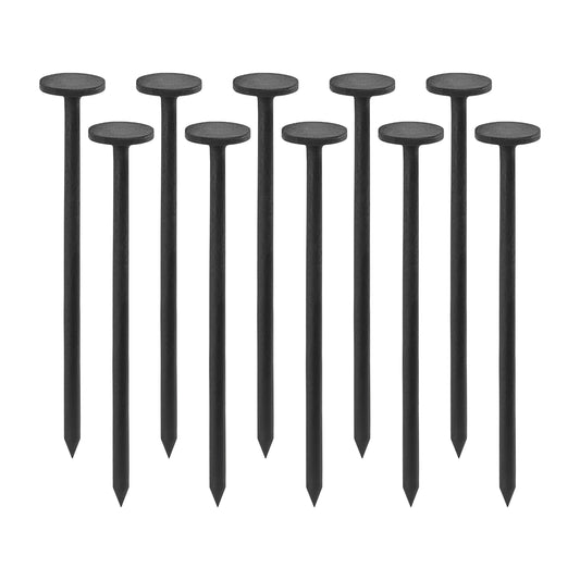 5" Plastic Pin Pegs for Weed Control Fabric - Pack of 100
