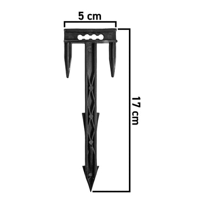 17cm Ground Pegs for Secure Tarp & Membrane Fixing