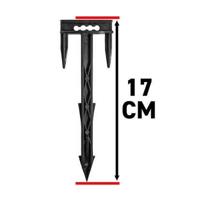 17cm Ground Pegs for Secure Tarp & Membrane Fixing