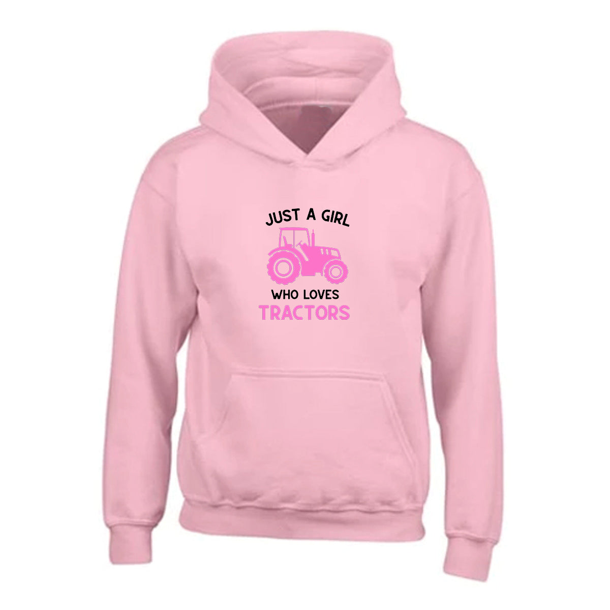 Girls Tractor Hoodie - 5 colours