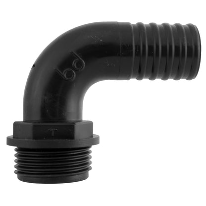 Barbed Elbow 25mm with 1" BSP Male Thread