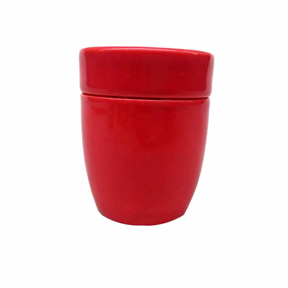 Vintage E27 Retro Edison Porcelain Bulb Holder - Red