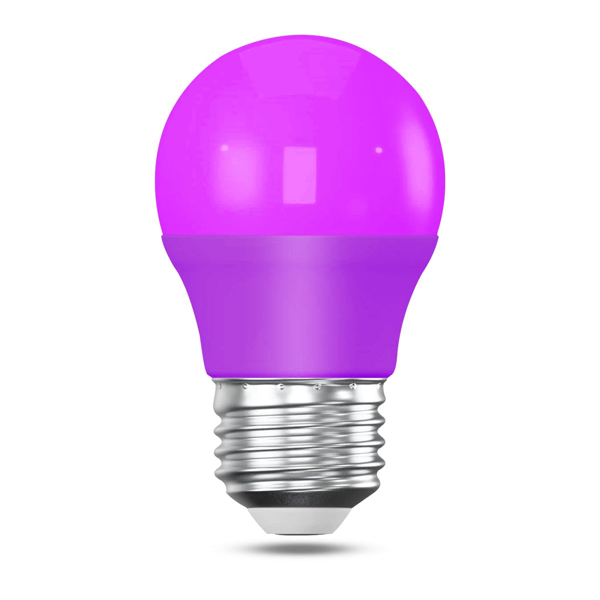 1x 4W LED E27 Coloured Golf Ball Bulb Party Decor Lighting