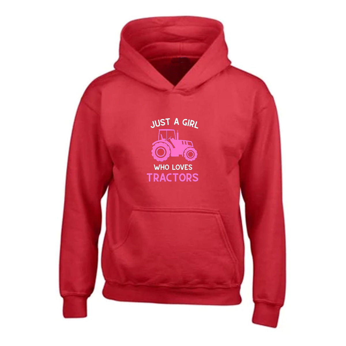 Girls Tractor Hoodie - 5 colours