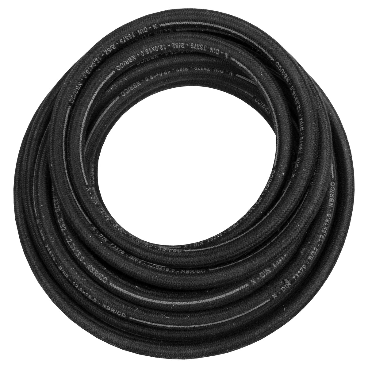 12mm Fuel Hose, DIN 73379 (B) Braided Rubber
