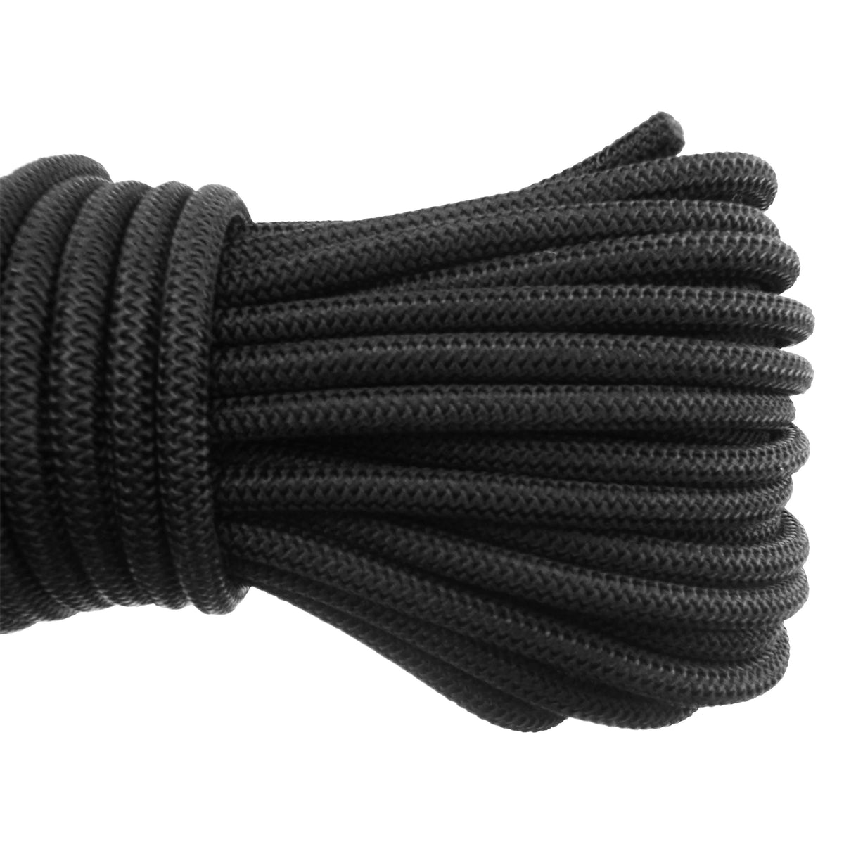 8mm Elastic Bungee Rope Black 30m