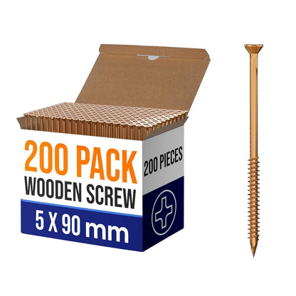 Flat Head Self Tapping Wood Screws Countersunk