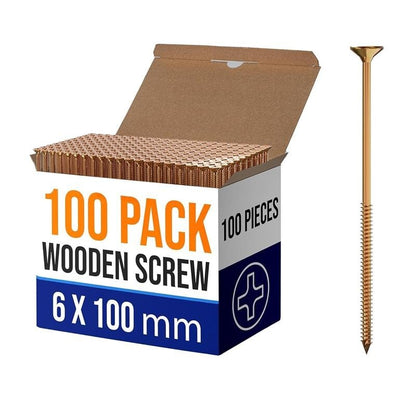 Flat Head Self Tapping Wood Screws Countersunk