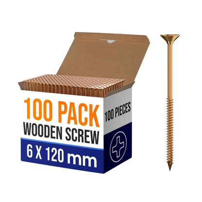 Flat Head Self Tapping Wood Screws Countersunk