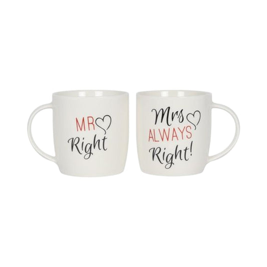 Set of 2 Mr & Mrs Mugs