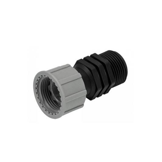 1" BSP Irrigation Joiner with Male to Female Swivel Threads