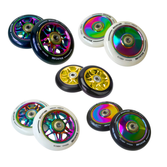 100mm Scooter Stunt Wheels - Alloy