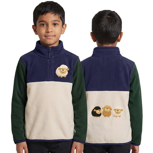 Kids Country Life Fleece Contrast Pullover