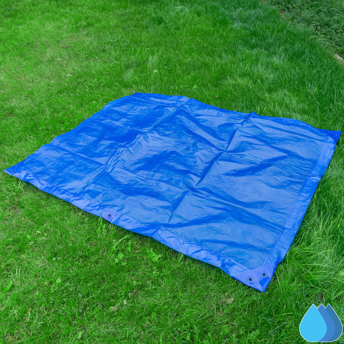 Blue Tarpaulin 3m x 3m  M-Grade 100 GSM