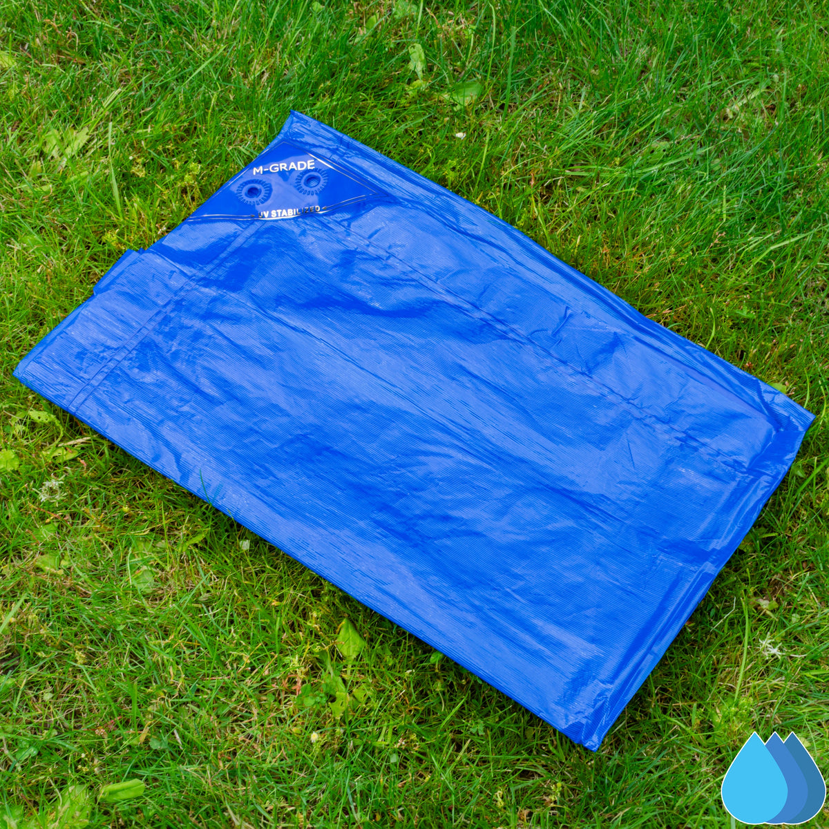 Blue Tarpaulin 3m x 3m  M-Grade 100 GSM
