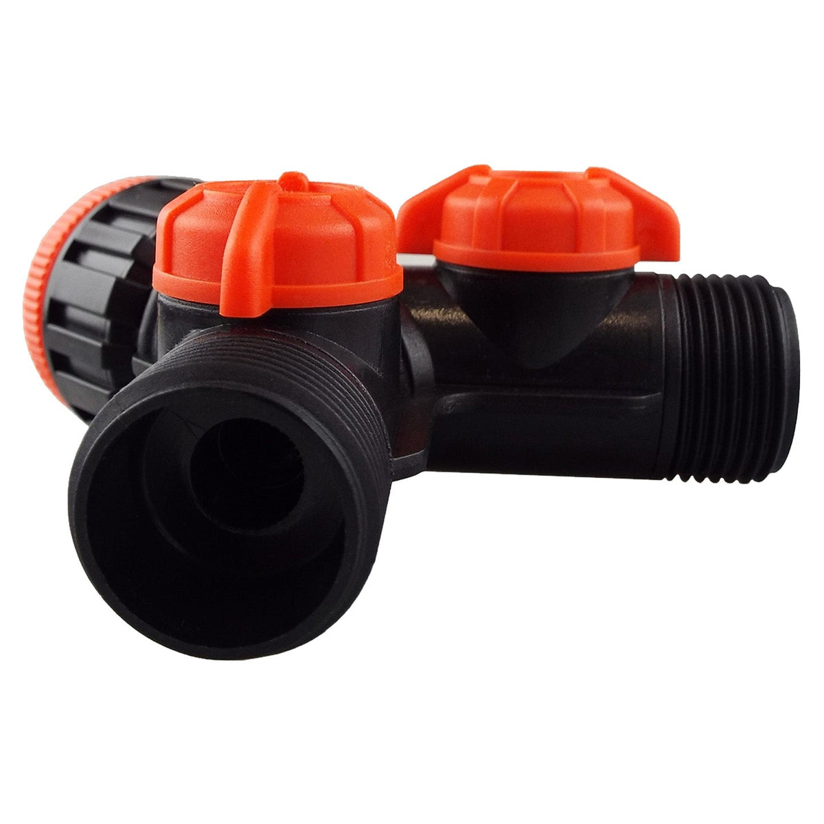 2-way Tap Splitter Valve with 3/4" Threads