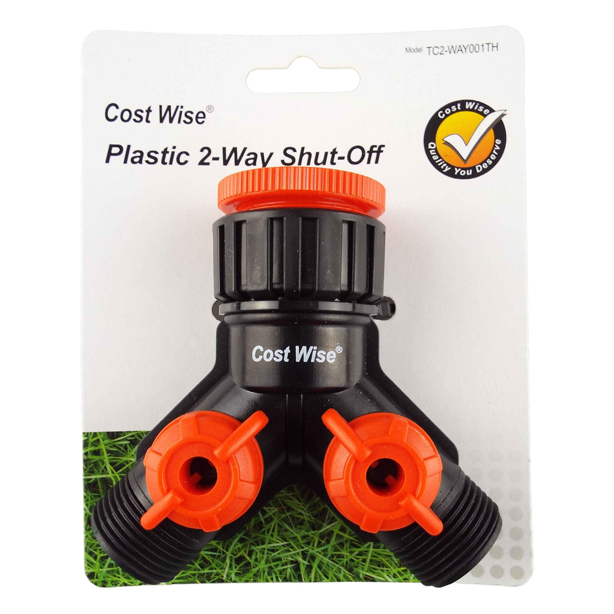 2-way Tap Splitter Valve with 3/4" Threads