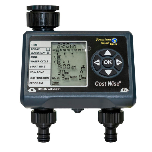 Double Outlet Water Timer