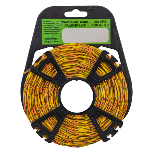 140 Metre (450g) Triple Core Twisted Trimmer Line - 2mm