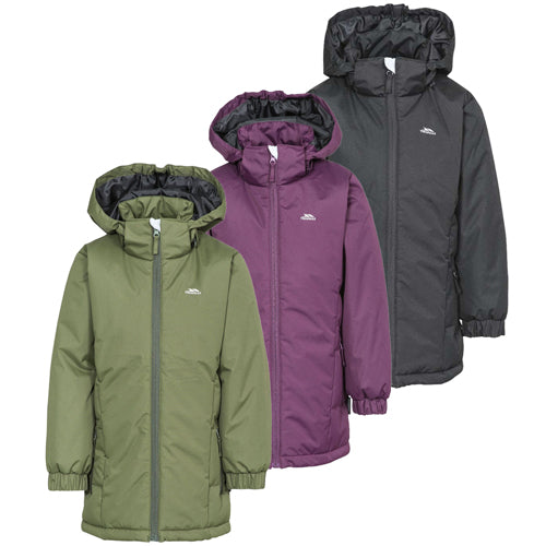 Girls Trespass Padded Water Resistant coat