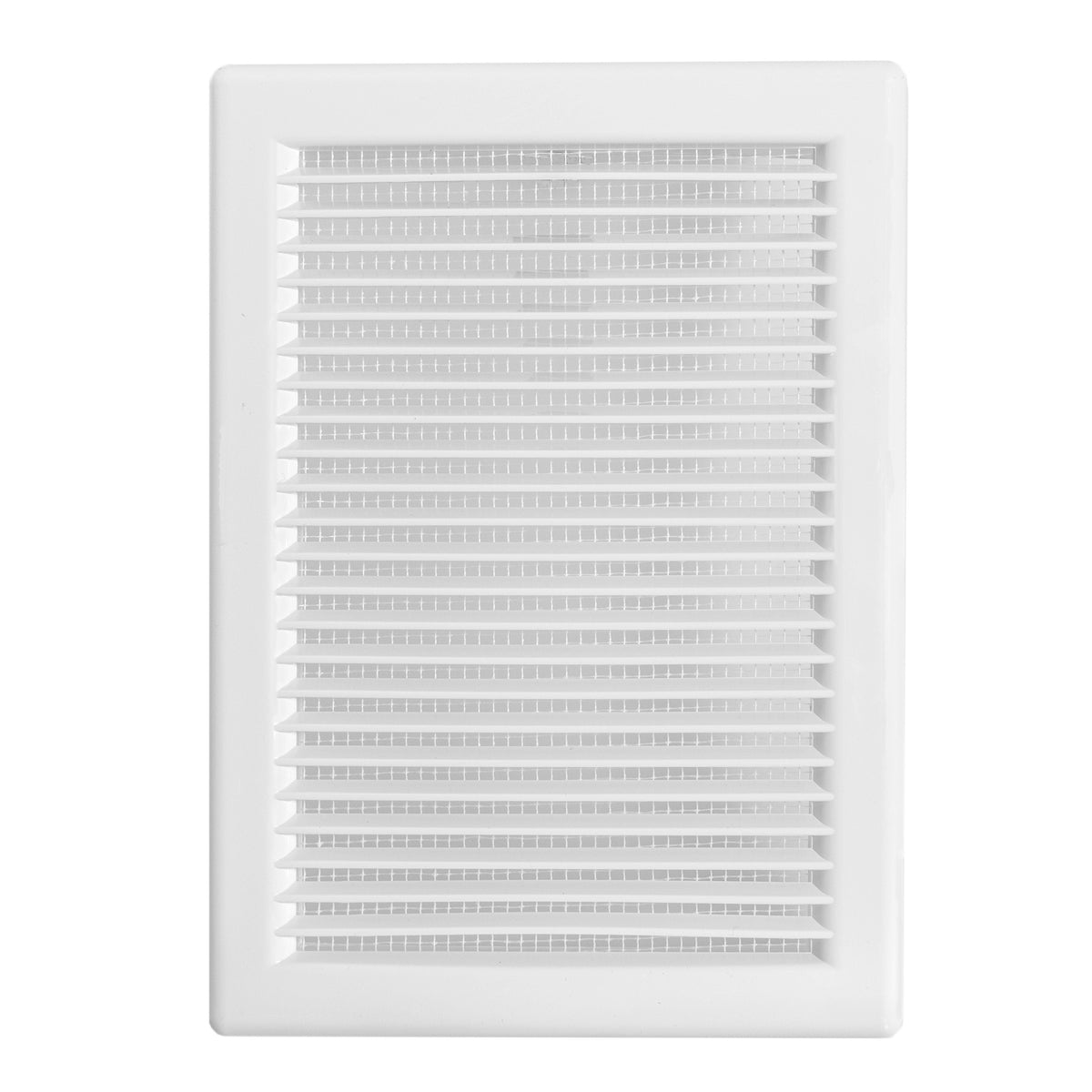 White Duo Smart Vent with Fly Mesh - 140mm x 210mm