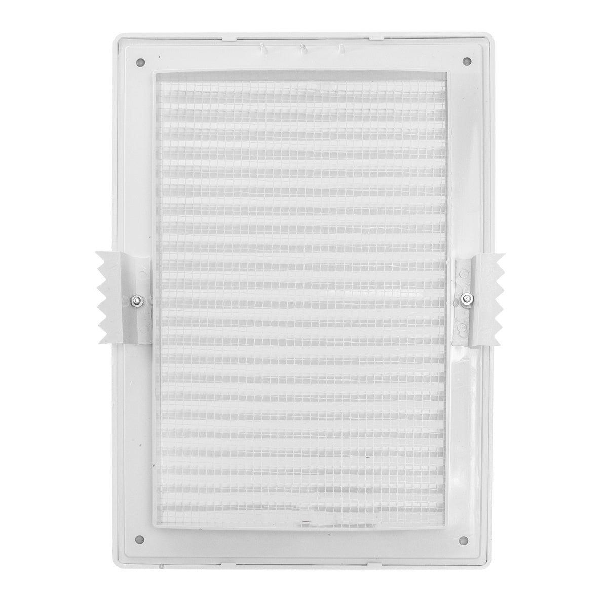 White Duo Smart Vent with Fly Mesh - 140mm x 210mm