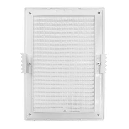 White Duo Smart Vent with Fly Mesh - 140mm x 210mm